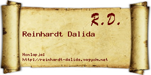 Reinhardt Dalida névjegykártya
